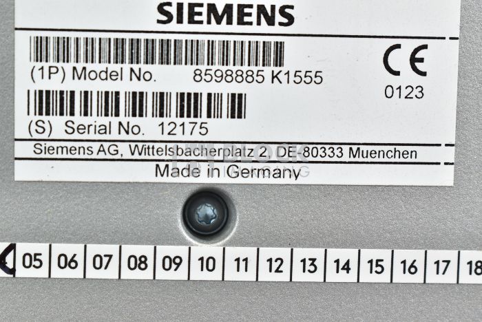 8598885 - Siemens - CT - CONTROL BOX P 15 | Block Imaging